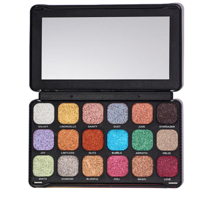 The Diamond 18 Color Eyeshadow Palette | Europe Girl Cosmetics