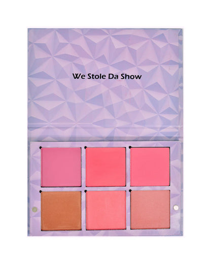 Recode 6 Color Powder Blush Platte