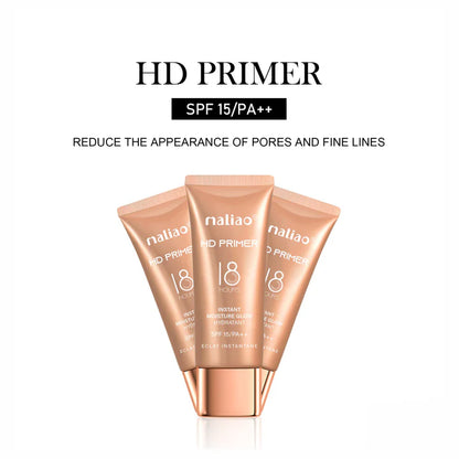 Maliao HD Primer - Instant Moisture Glow with SPF 15/PA++ for Flawless Skin