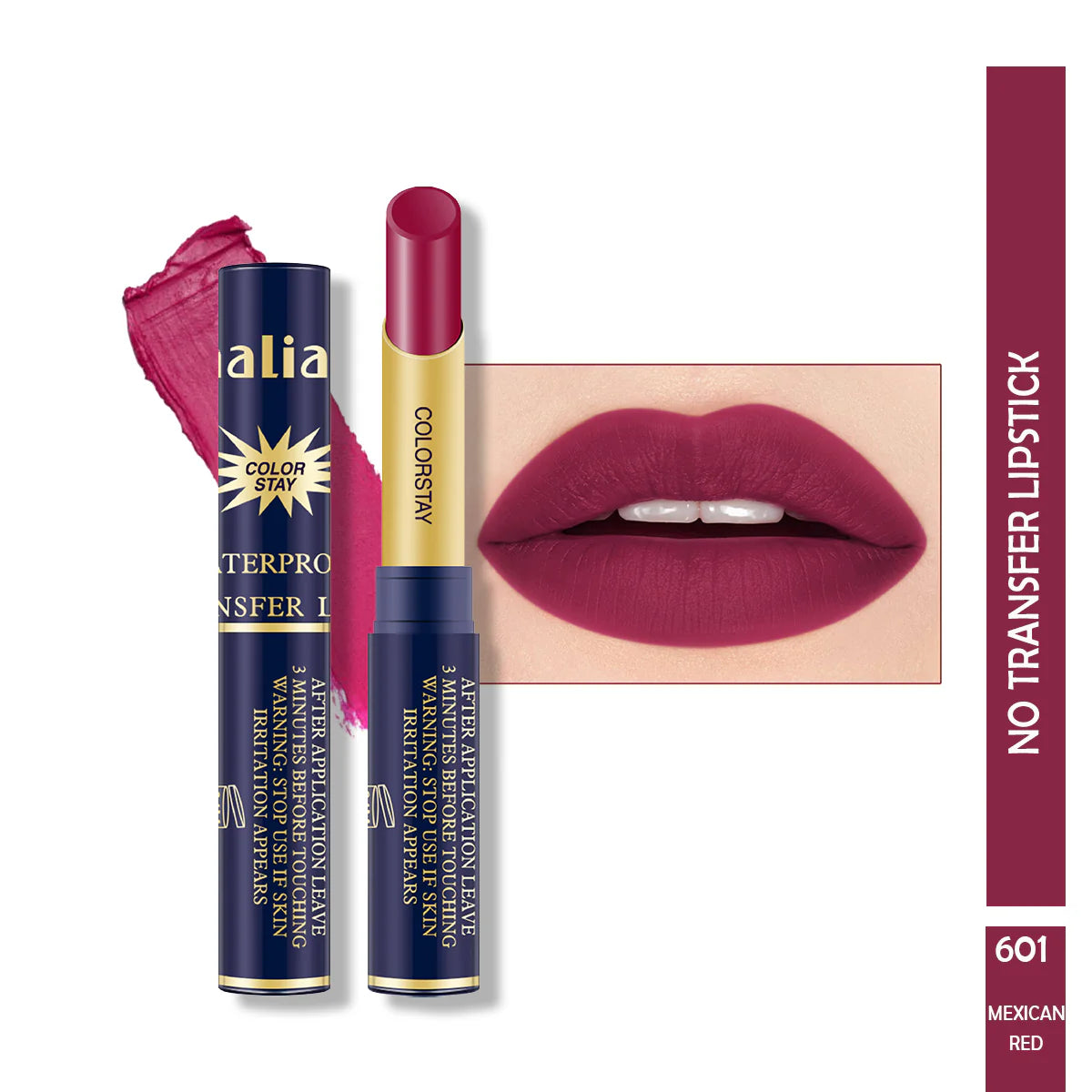 Maliao Color Stay Waterproof No Transfer Lipstick