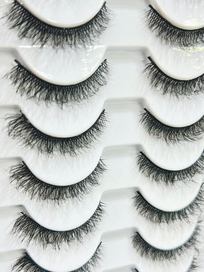 KBC Professional Cosmetic 10 Pair Light Feather Lashes