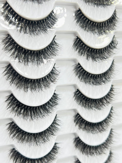 KBC Professional Cosmetic 10 Pair Light Feather Lashes