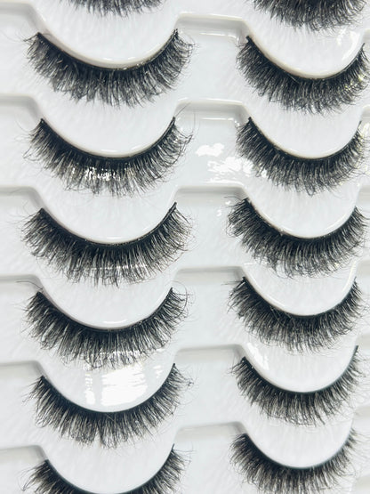 KBC Professional Cosmetic 10 Pair Light Feather Lashes