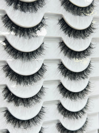 KBC Professional Cosmetic 10 Pair Light Feather Lashes