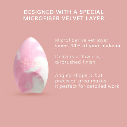 A Skin-Like Blend Contour & Baking Sponge - MSP003| Forever 52