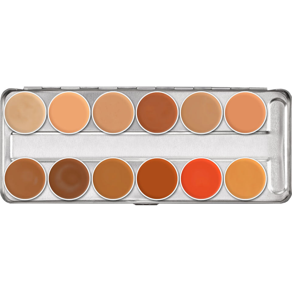 Kryolan Supracolor Palette 12 Shades