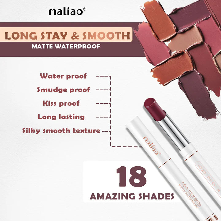 Maliao Long Stay And Smooth Matte Lipstick