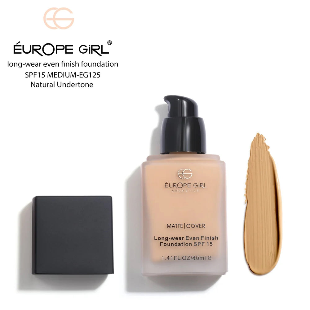Europe Girl Long-Wear Matte Cover Foundation | With SPF 15
