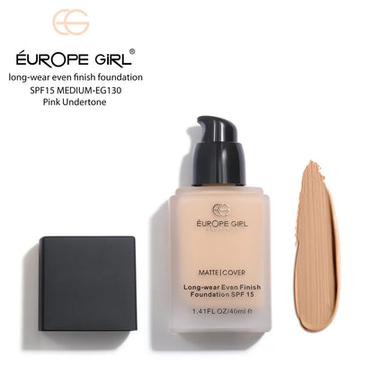 Europe Girl Long-Wear Matte Cover Foundation | With SPF 15