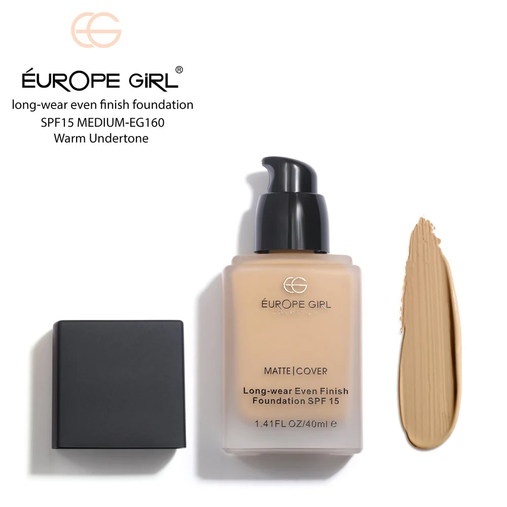 Europe Girl Long-Wear Matte Cover Foundation | With SPF 15
