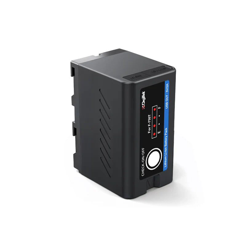 Digitek LED-D576 Bi-Color Video Light delivers 42W of adjustable bi-color illumination, Sony NP-F750C/ NP-F770 Type-C Camera Battery 7.4V.