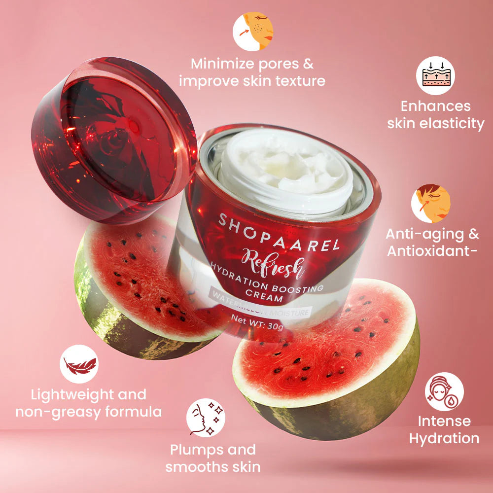 Shopaarel Refresh Hydration Boosting Cream Watermelon Moisture
