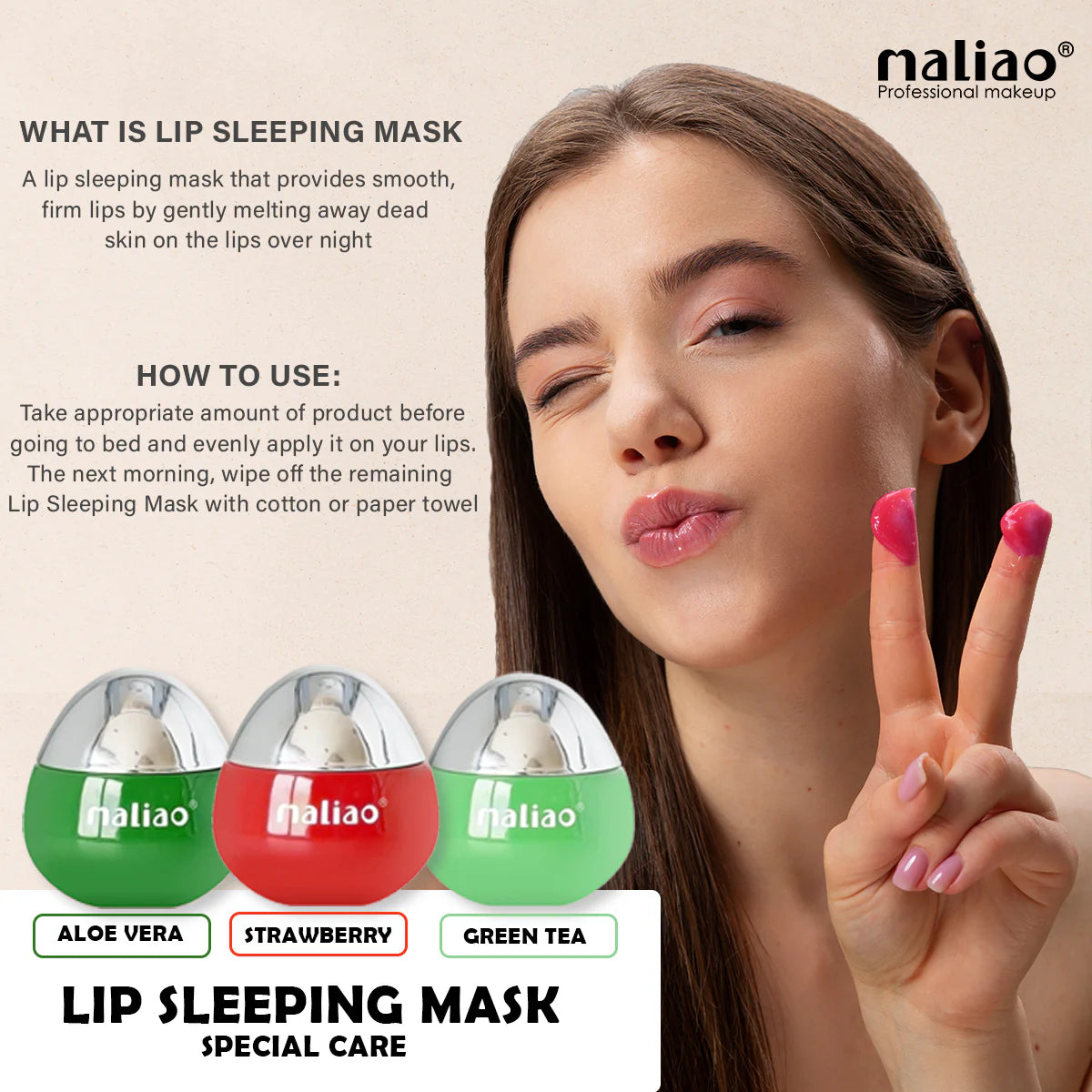 Maliao Special Care Lip  Sleeping Mask