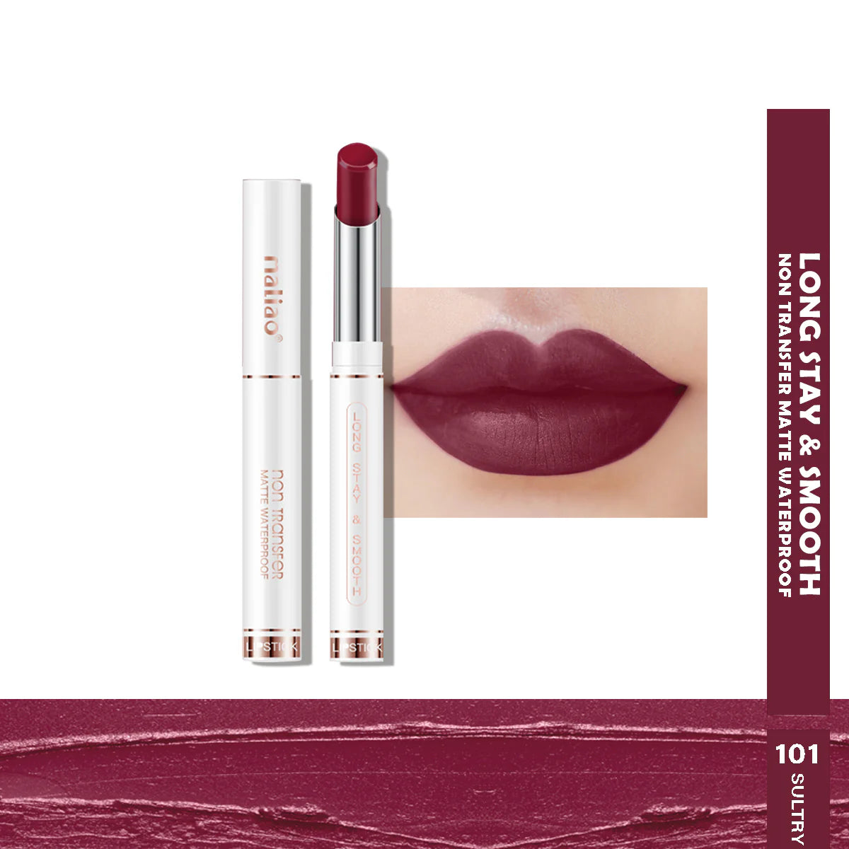 Maliao Long Stay And Smooth Matte Lipstick
