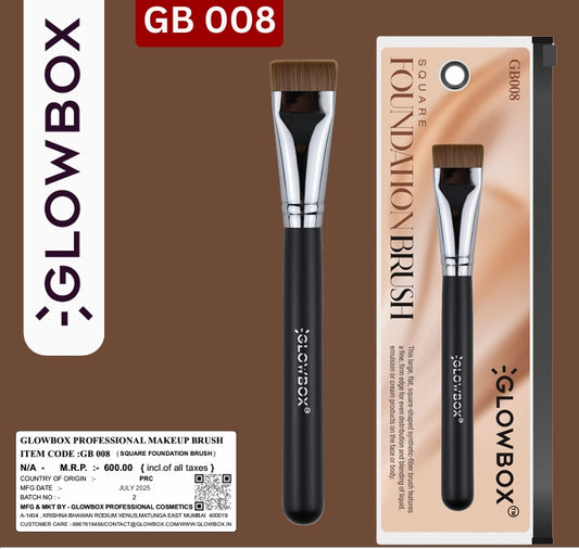 Glowbox GB008 Square Foundation Brush