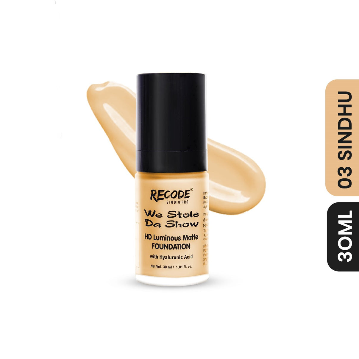HD Luminous Matte Foundation We Stole Da Show Recode Studio