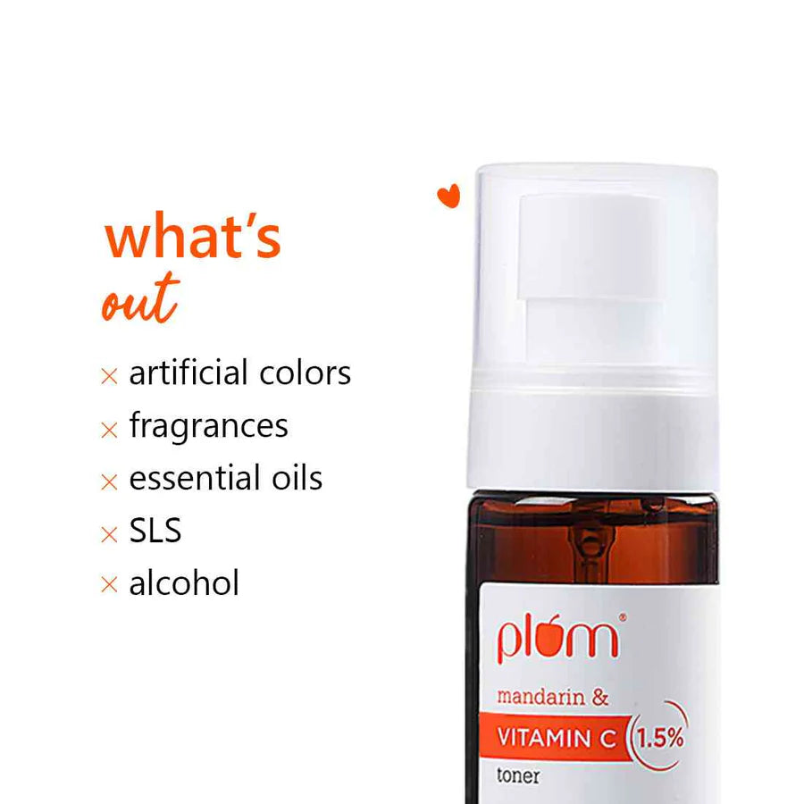 Plum 1.5% Vitamin C & Mandarin Pore Tightening Face Toner