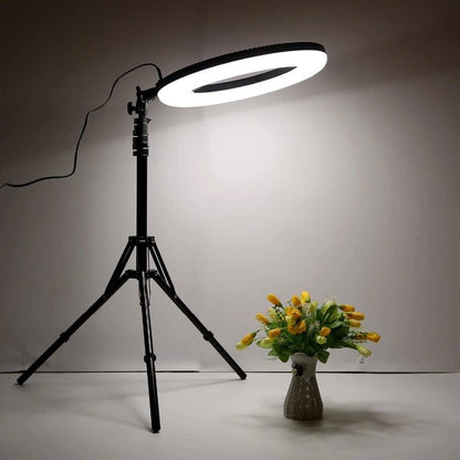 Ring Light Studio Mobile Selfie Light with Stand, Bd-460D 46cm/18"