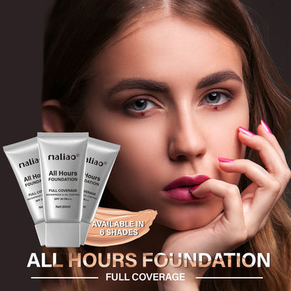 Maliao All Hours Foundation Full Coverage 60ml Tube