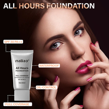 Maliao All Hours Foundation Full Coverage 60ml Tube