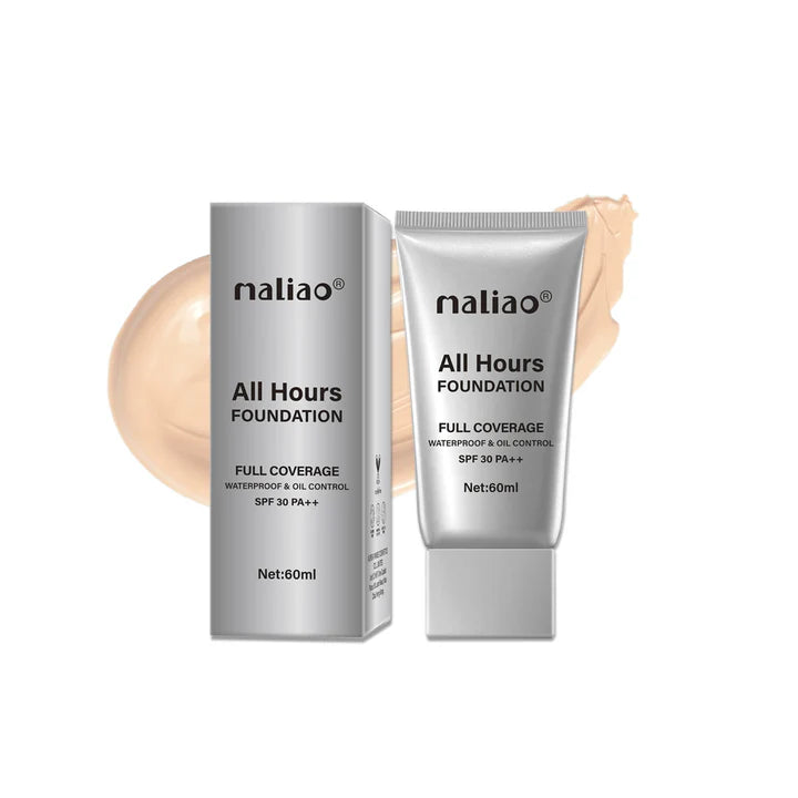 Maliao All Hours Foundation Full Coverage 60ml Tube