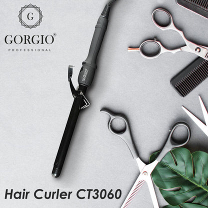 Gorgio Professional Hair Curling Tong (CT 3060) 19mm