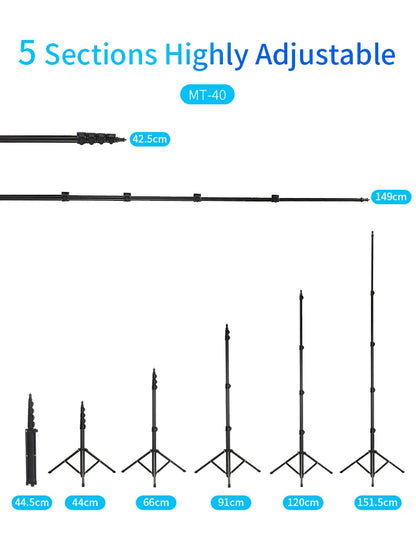 Jmary 2 In 1 Protable Tripod Stand (Mt-40)