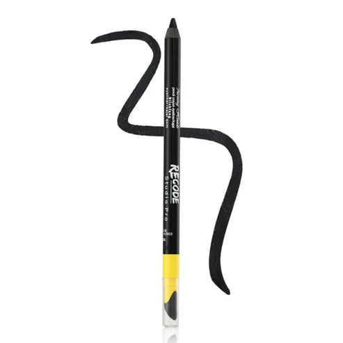Recode Turning Heads Black Crayon Gel Eyeliner Kajal Pencil,