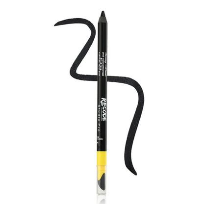 Recode Turning Heads Black Crayon Gel Eyeliner Kajal Pencil,