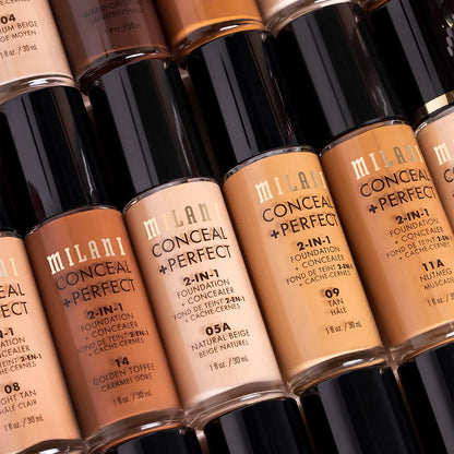Milani Concealer+Perfect 2-IN-1 Foundation+Concealer