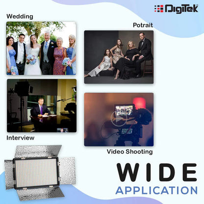 Digitek (Led D520B Combo F-750Mu) Bi-color Led  Video Light