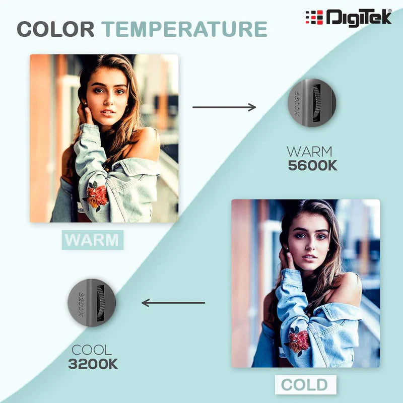 Digitek (Led D520B Combo F-750Mu) Bi-color Led  Video Light