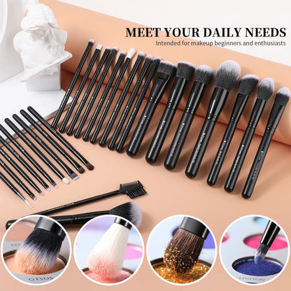 Ducare Dark & Angel Premium Soft 27-Piece Eye & Face Brush Set