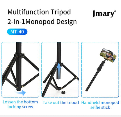 Jmary 2 In 1 Protable Tripod Stand (Mt-40)