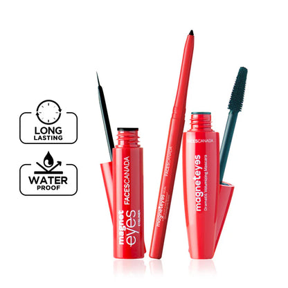 Faces Canada 3in1 Combo Kajal Eyeliner Mascara