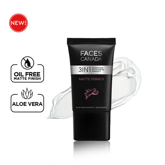 Faces Canada 3in1 Matte Primer Aloe Vera Extract And Niacinamide