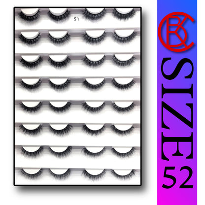 Khushi Mink Hair Lashes 16 Pair Set.