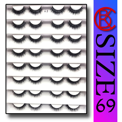 Khushi Mink Hair Lashes 16 Pair Set.