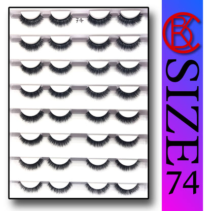 Khushi Mink Hair Lashes 16 Pair Set.