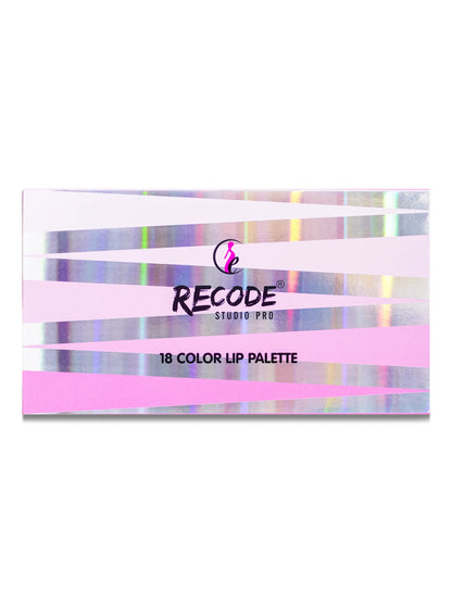 Recode Studio Pro 18 Color Lip Platte