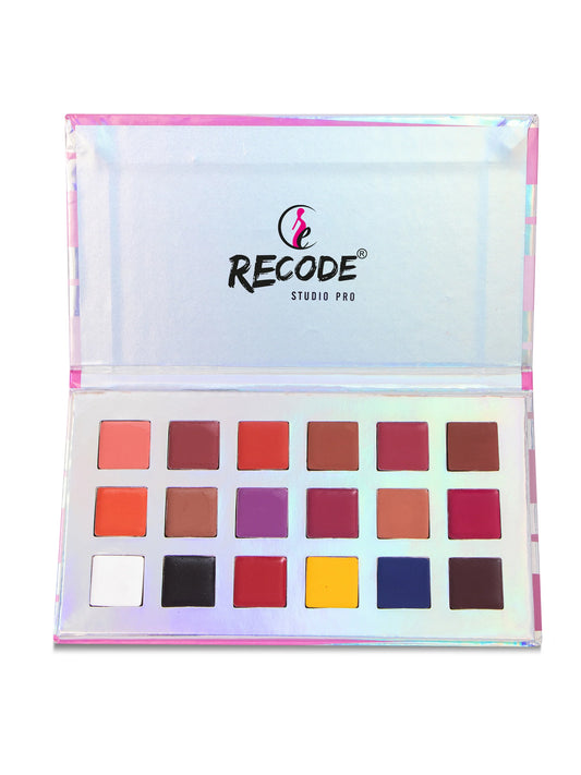 Recode Studio Pro 18 Color Lip Platte