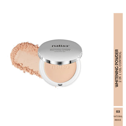 Maliao Whitening 2in1 Oil Control Compact Powder