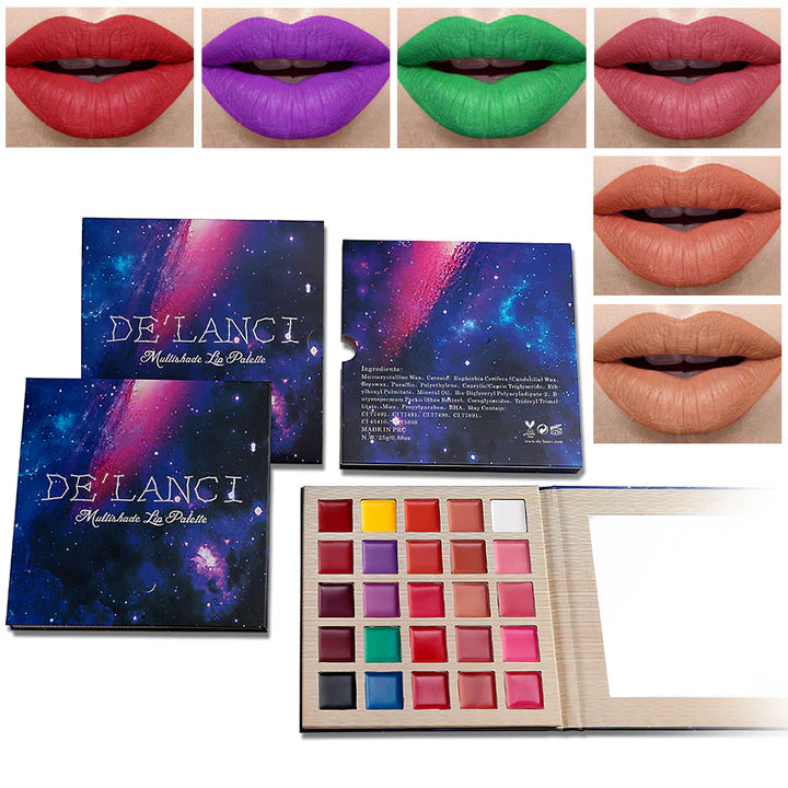 Combo Offer Maliao Eyeshadow Delanci Lip Palette Maliao Contour