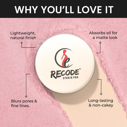 Recode Ace Of Base Set & Forget Fine Matte Setting Loose Powder