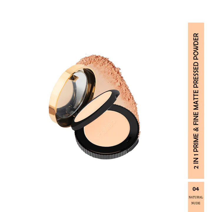 Maliao Oil Control 2-in-1 Prime & Fine Matte Pressed Powder