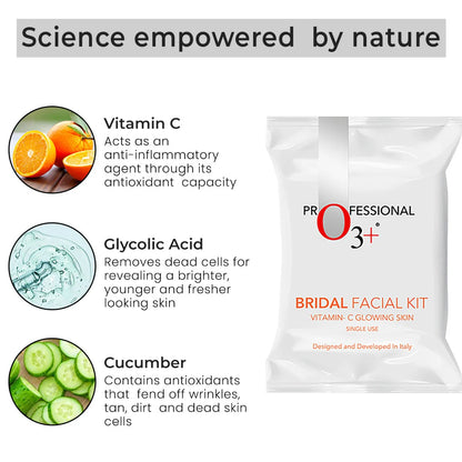 O3+ Bridal Facial Kit Vitamin C Glowing Skin