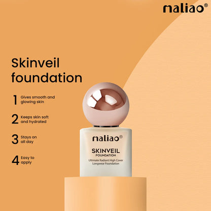 Maliao Skinveil Foundation-Ultimate Radiant High Cover Longwear Foundation