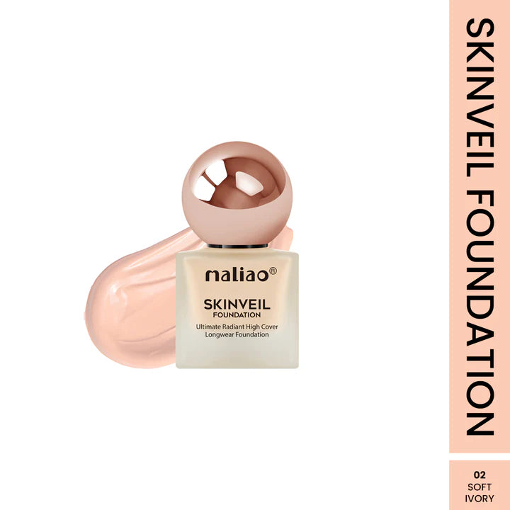 Maliao Skinveil Foundation-Ultimate Radiant High Cover Longwear Foundation